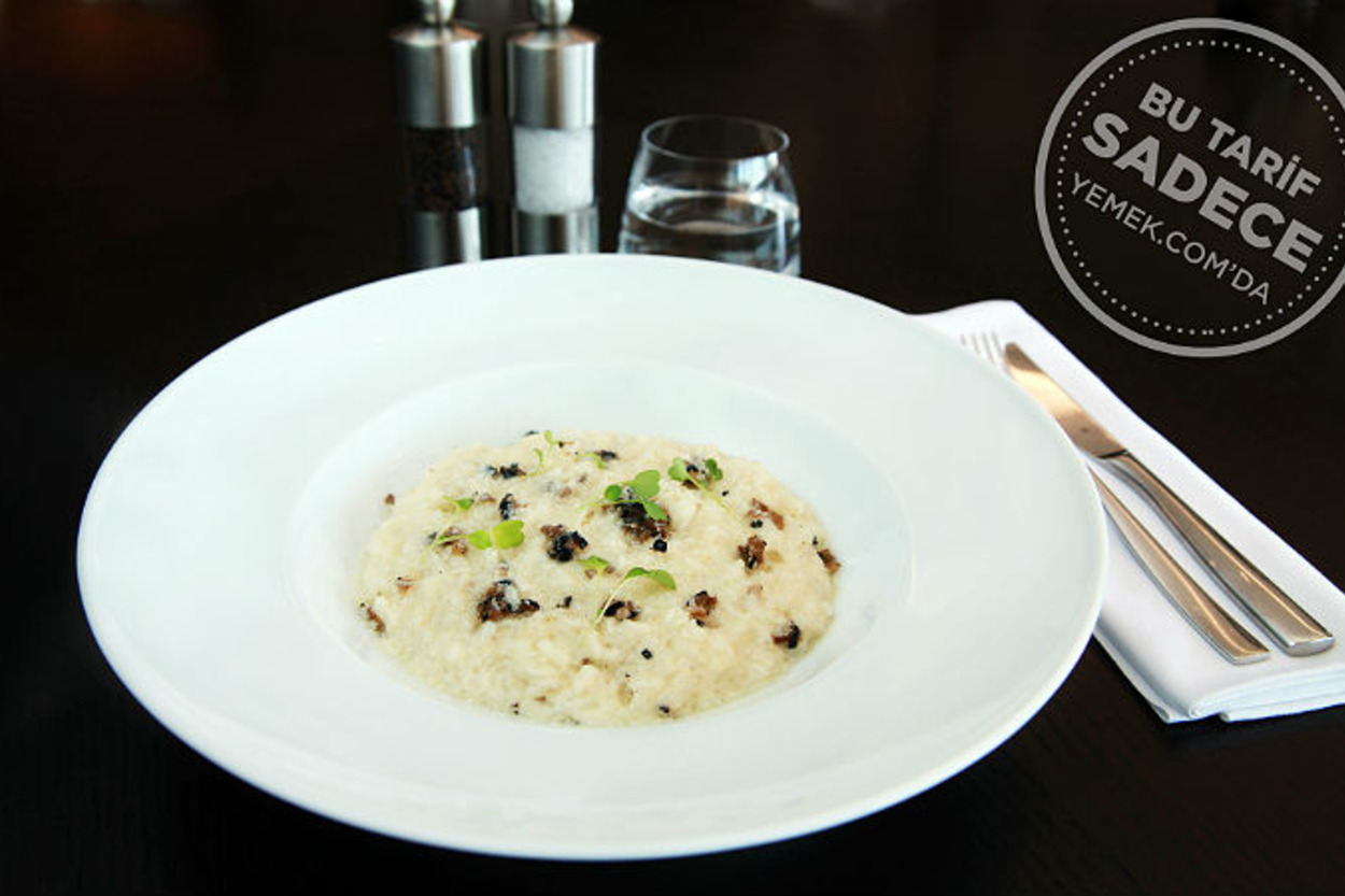 Hilton Bomonti The Globe Restaurant’tan: Trüf Mantarlı Risotto