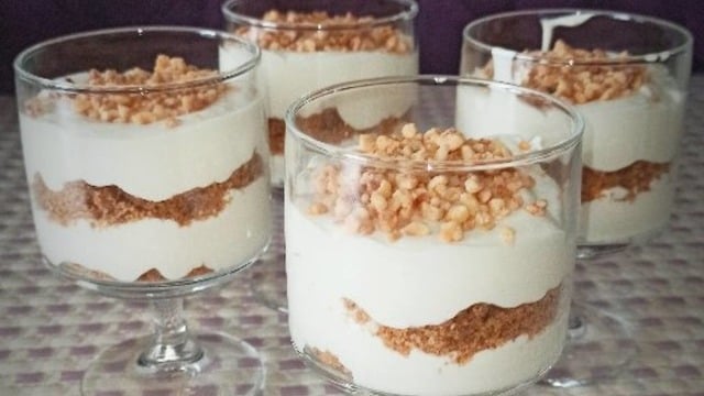 Çok Pratik Hazırlanan: Pişmeyen Cup Cheesecake