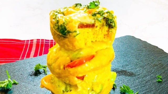 Farklı Bir Omlet: Yumurtalı Muffin