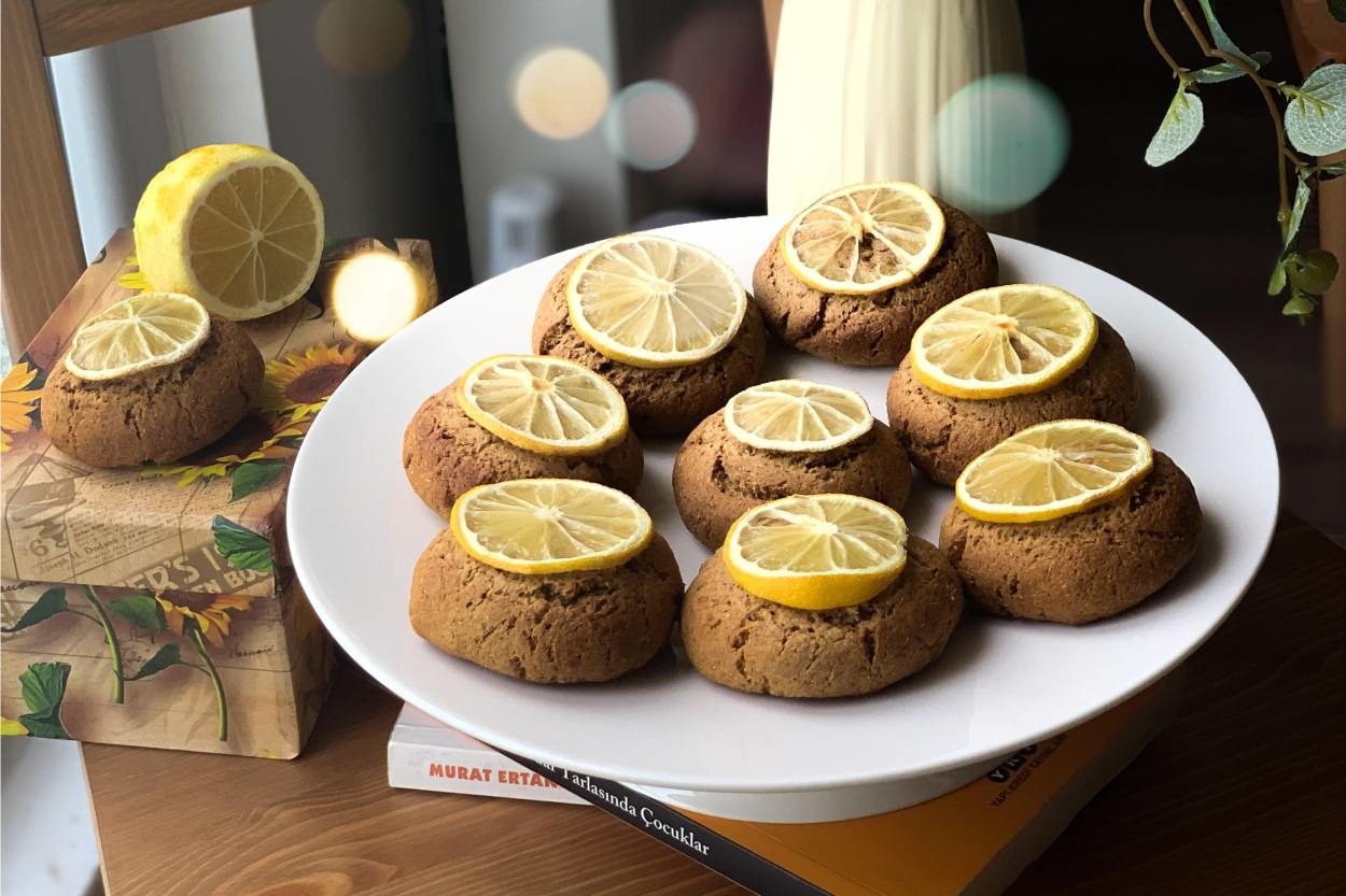 Pastanelerin Meşhur Lezzeti: Limonlu Şekersiz Şam Kurabiyesi