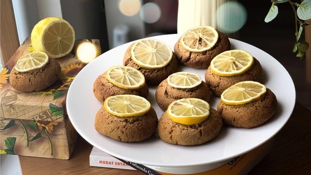 Pastanelerin Meşhur Lezzeti: Limonlu Şekersiz Şam Kurabiyesi