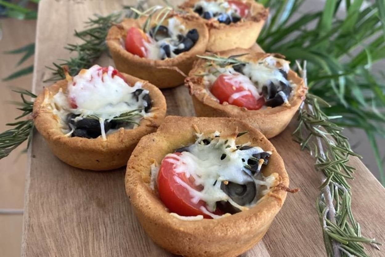 Pizza Tadında: Peynirli Tartoletler