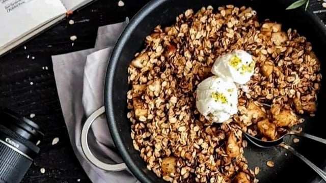 Pratik ve Doyurucu: Elmalı Crumble