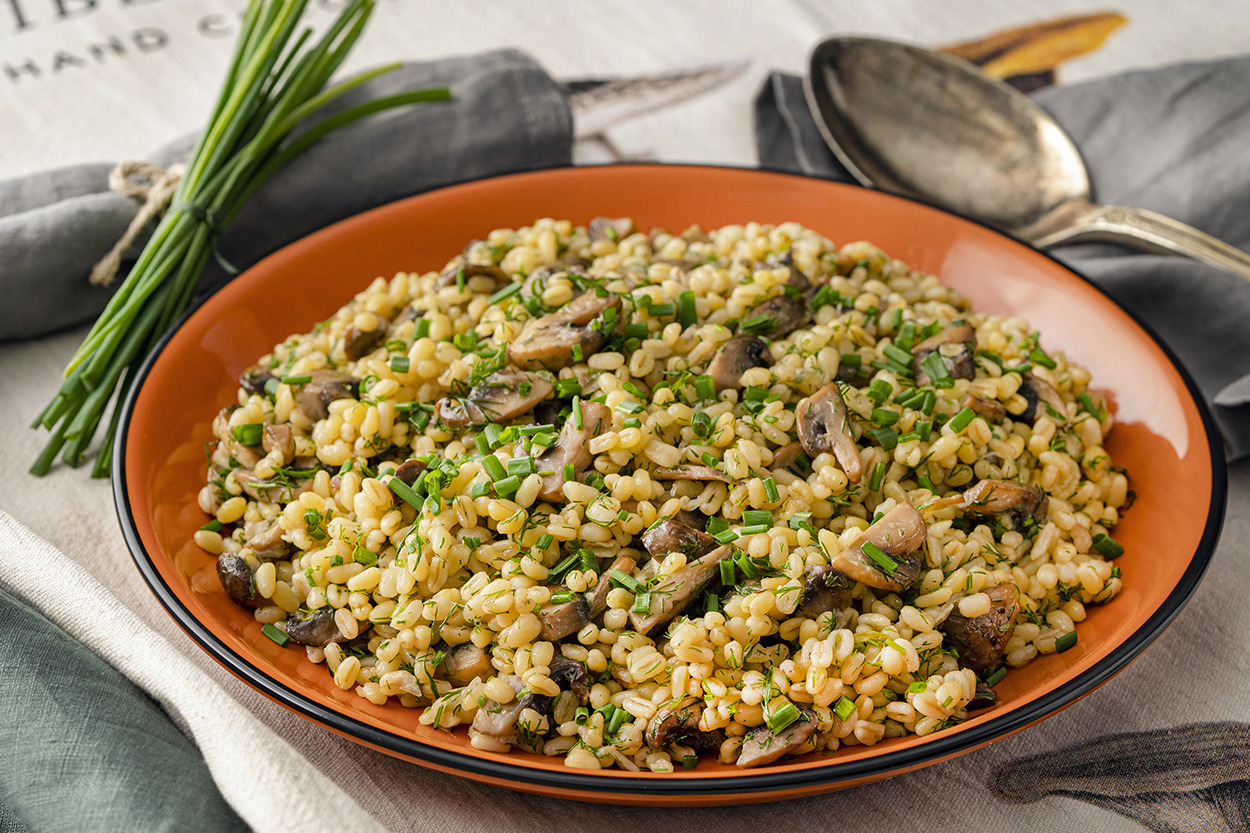 Değişiklik Yapalım: Taze Otlu, Mantarlı Bulgur Pilavı