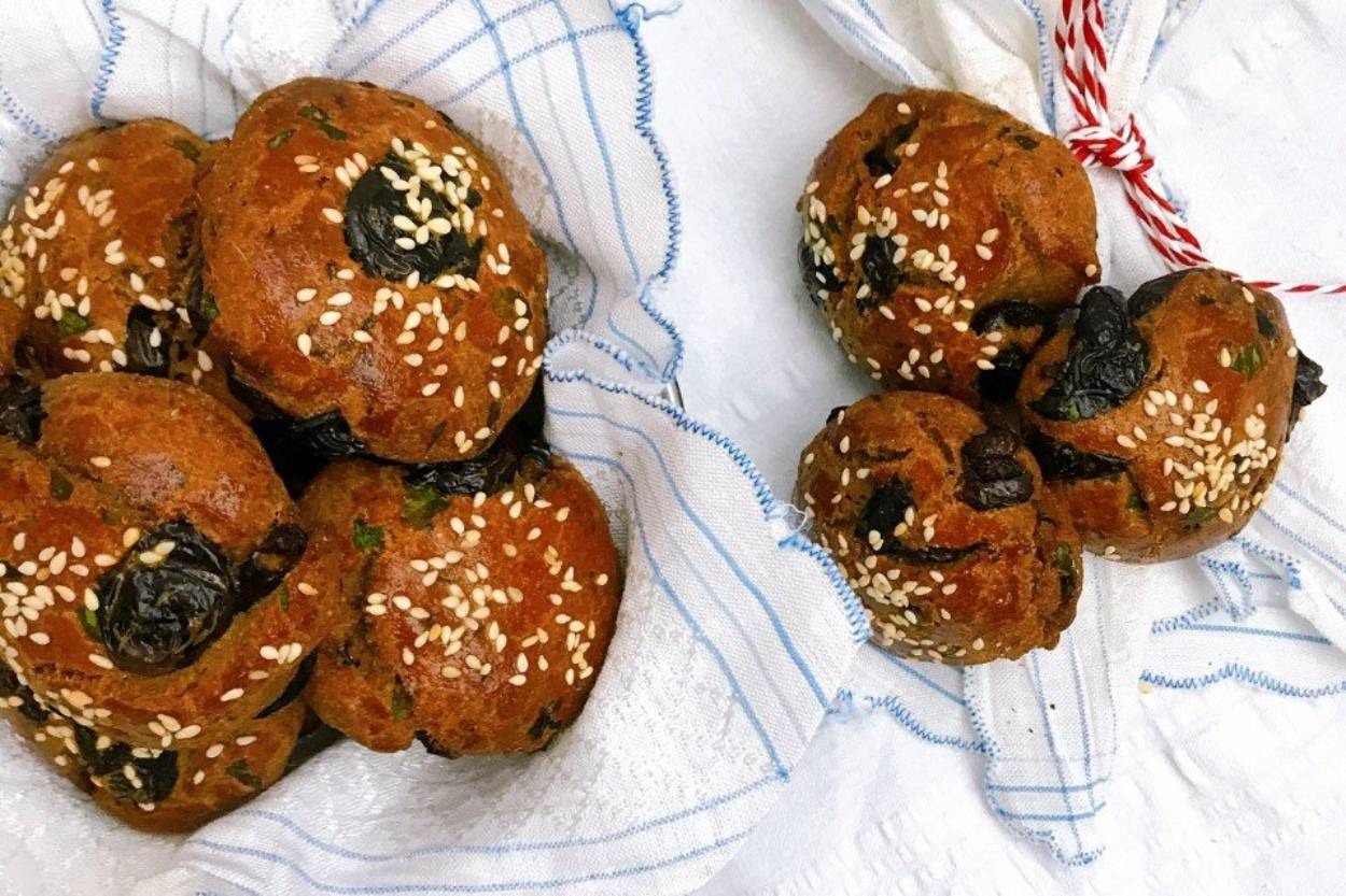 Beyaz Un Kullanmadan: Zeytinli Fit Poğaça