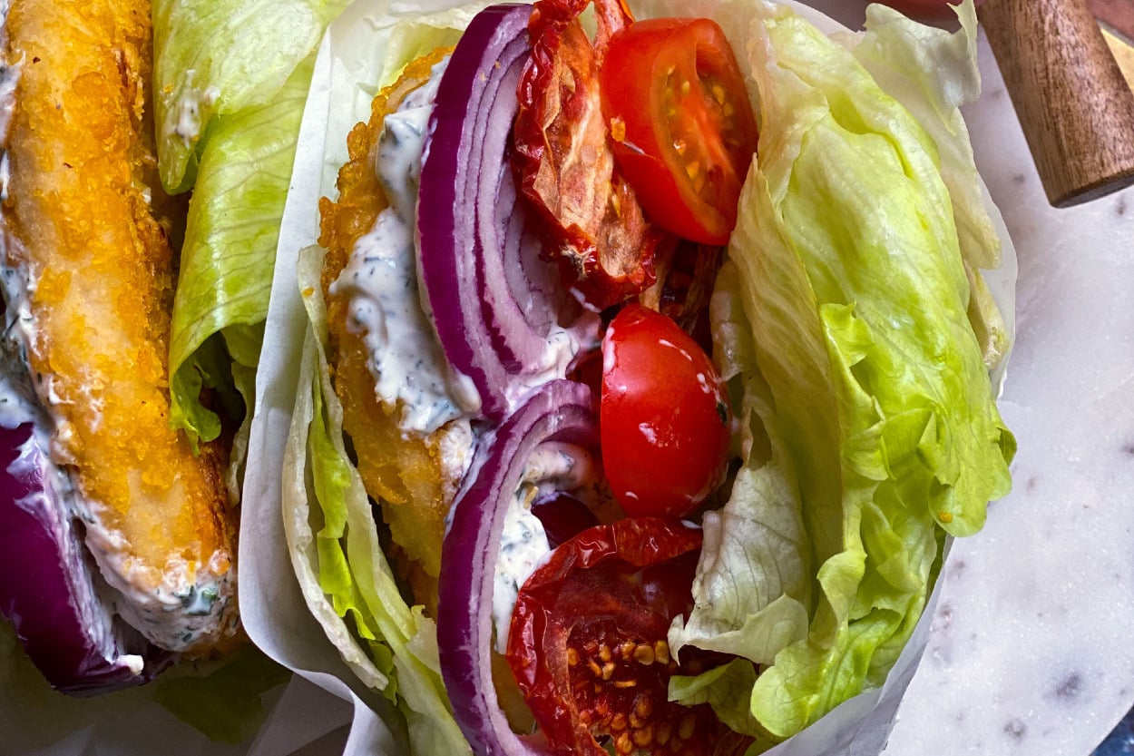 Diyet Dostu: Ranch Soslu Fit Tavukburger