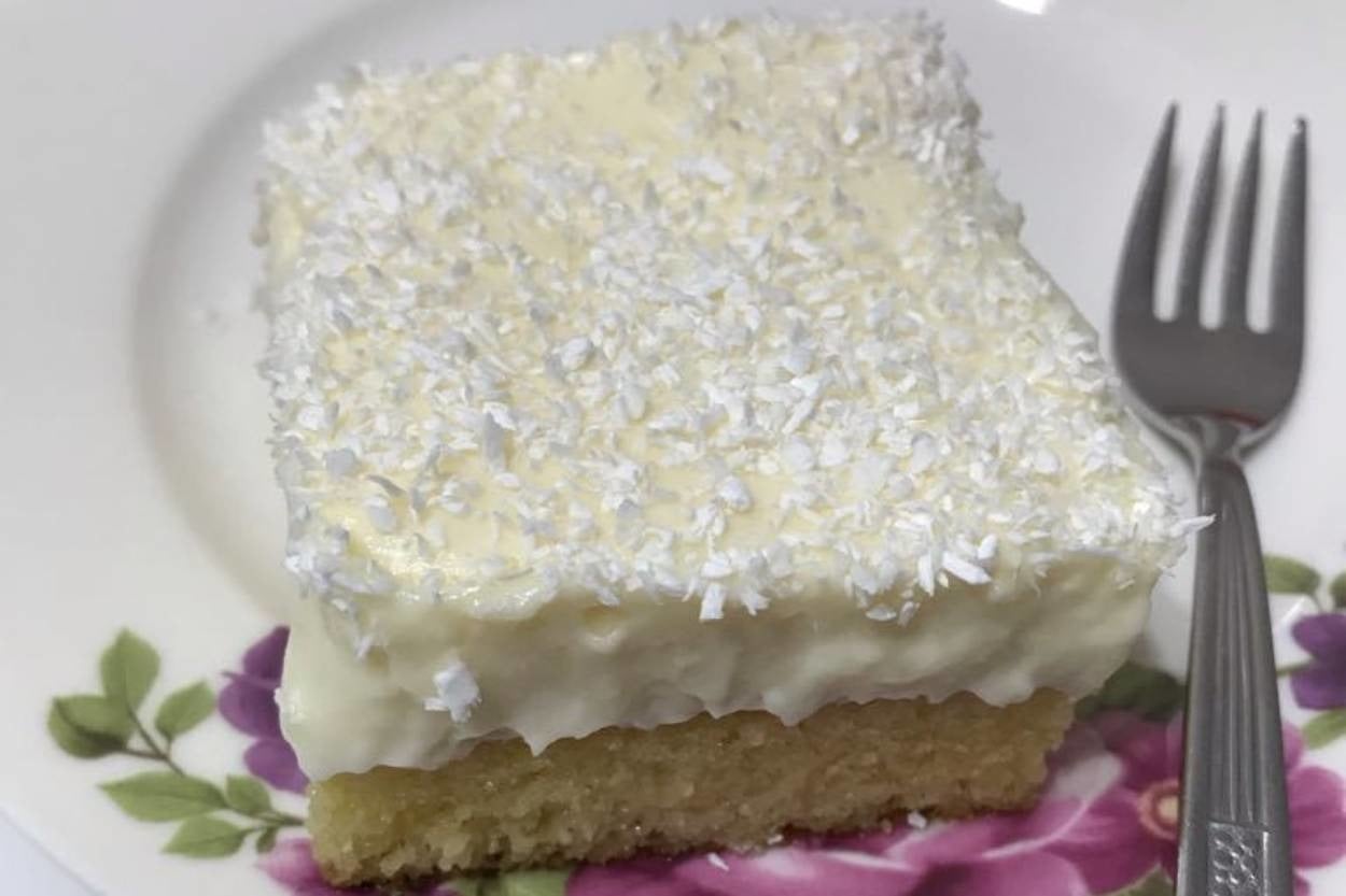 Enfes Görünümüyle: Muhallebili Pamuk Pasta