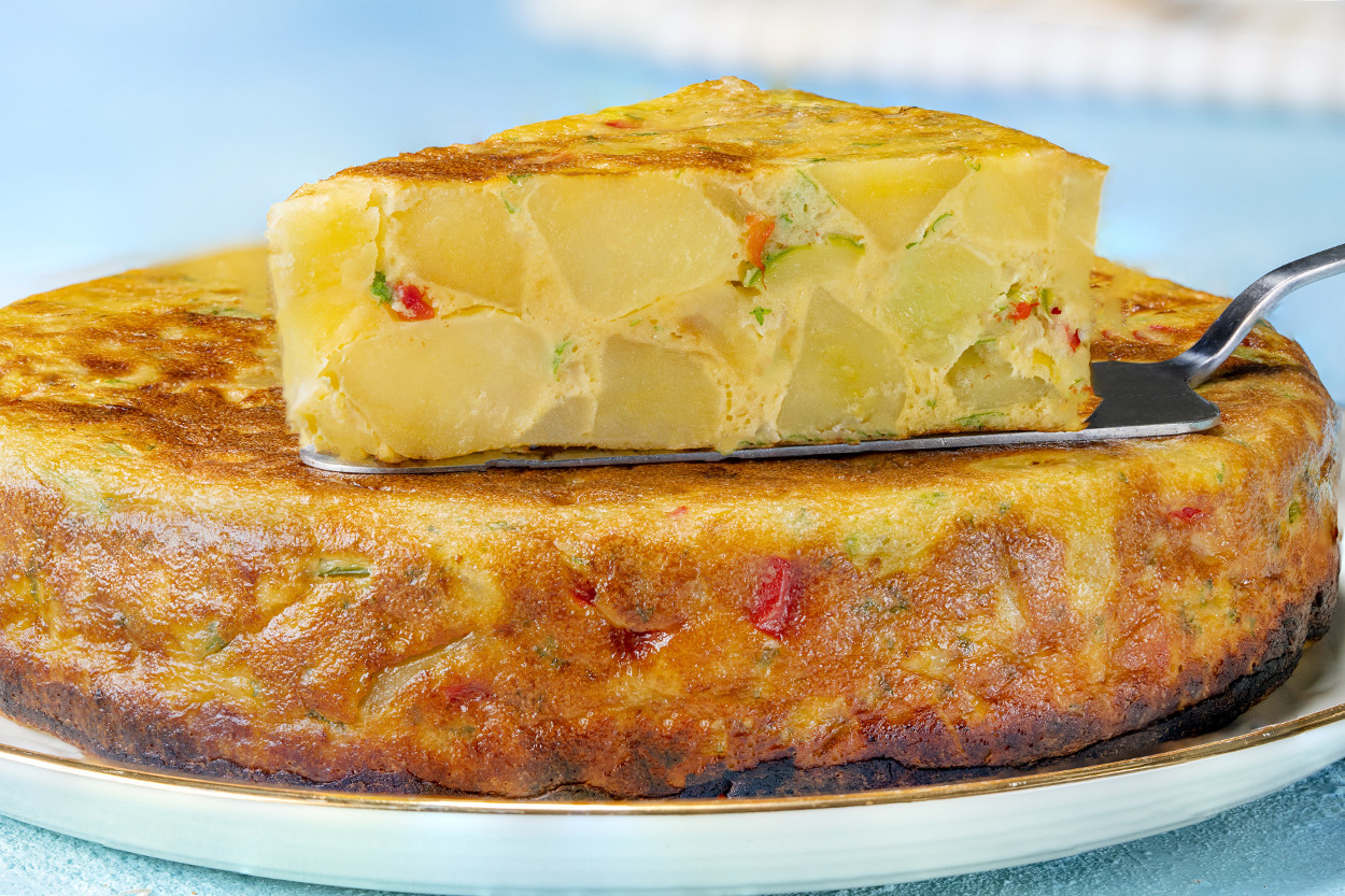 Kahvaltıya Yakışır: Sebzeli Tortilla