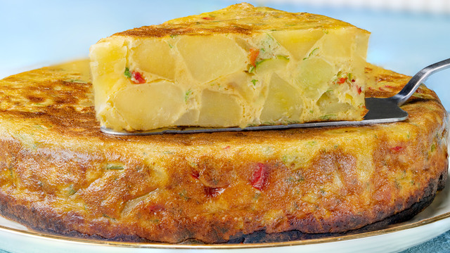 Kahvaltıya Yakışır: Sebzeli Tortilla