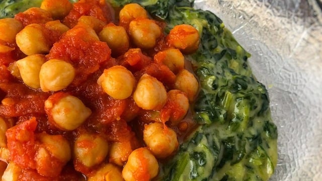 Müthiş Buluşma: Ispanak Beğendili Nohut