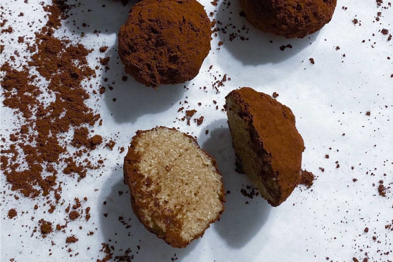 Rafine Şeker İçermeyen: Tiramisu Topları