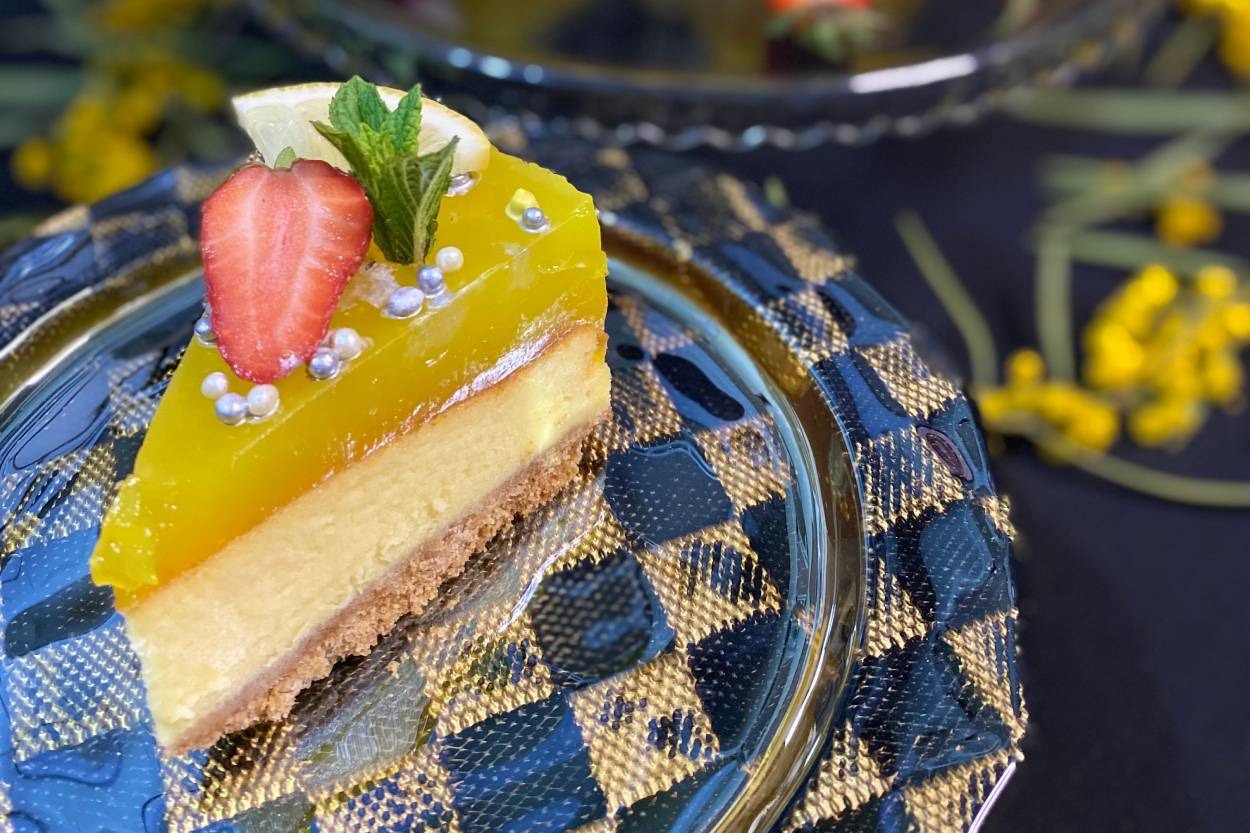 Taze Tadıyla: Limonlu Bisküvili Cheesecake