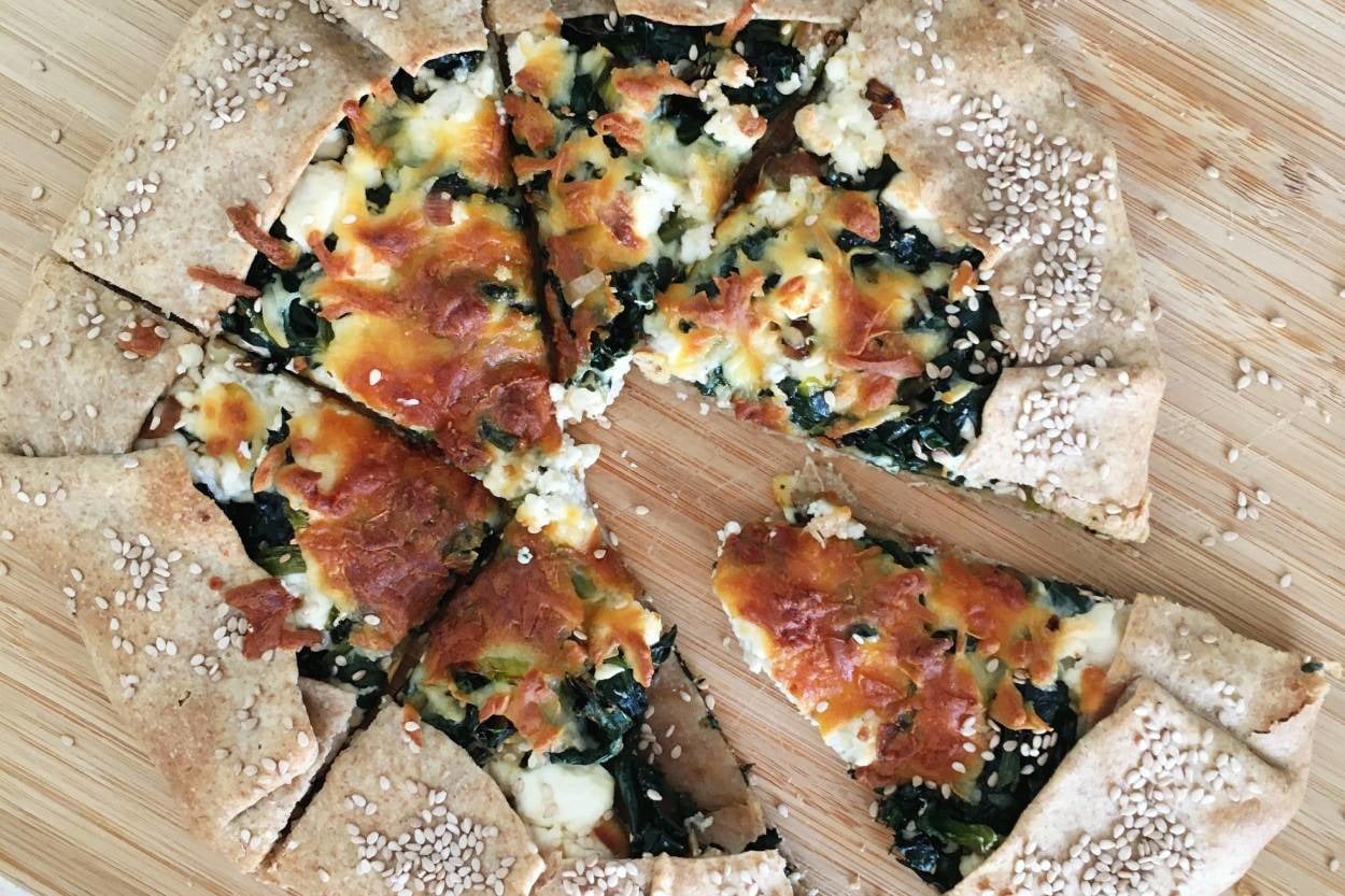 Hafif ve Doyurucu: Ispanaklı Peynirli Fit Galette