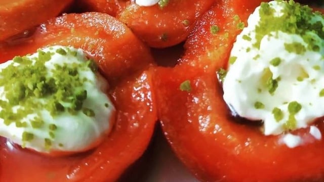 Rengi Şahane: Kaymaklı Kolay Ayva Tatlısı