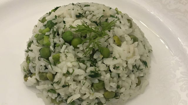 Ege Esintili: Bezelyeli Otlu Pilav