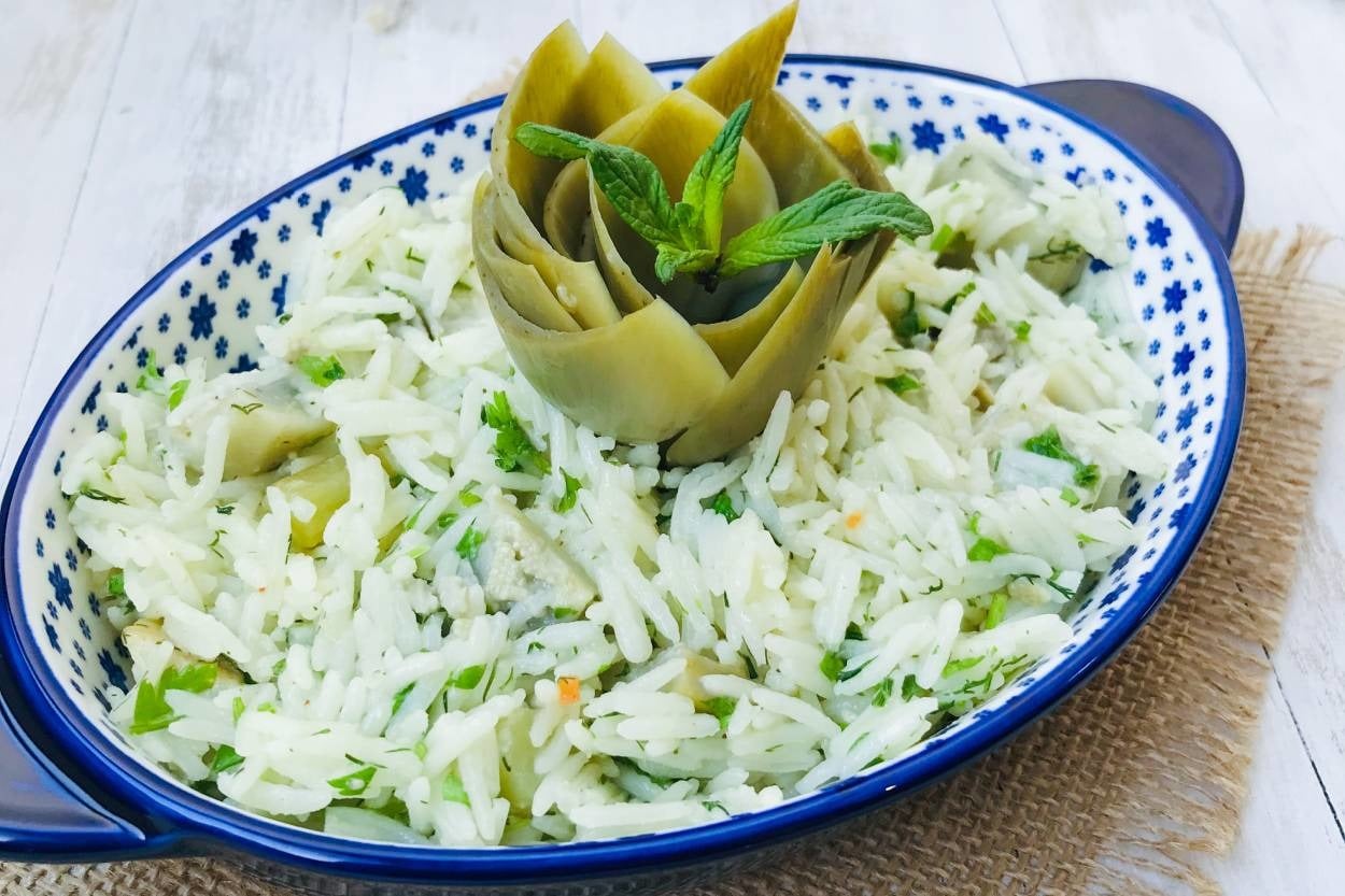 En Leziz Haliyle: Enginarlı Otlu Basmati Pilavı