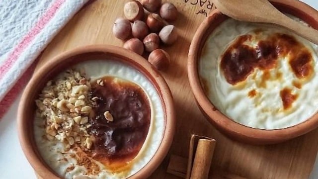 Görünümü Şık: Tam Kıvamında Fırında Sütlaç