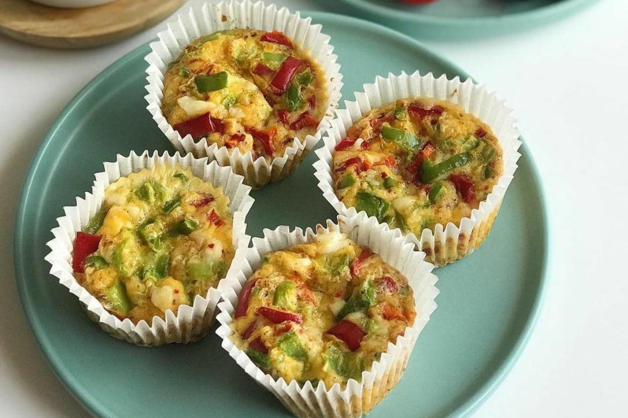 Kahvaltıya Pratik: Yumurtalı Muffin