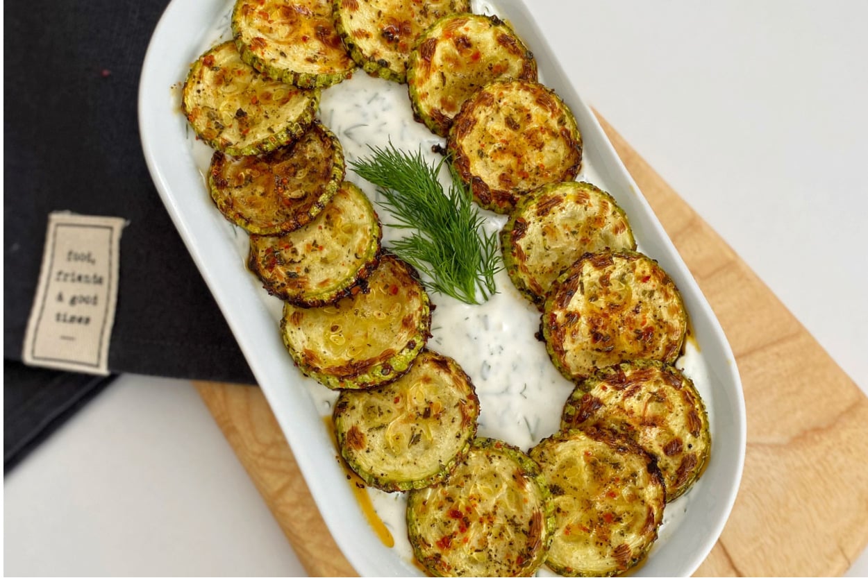 Hafifliği Uçurur: Fırınlanmış Kabak Salatası