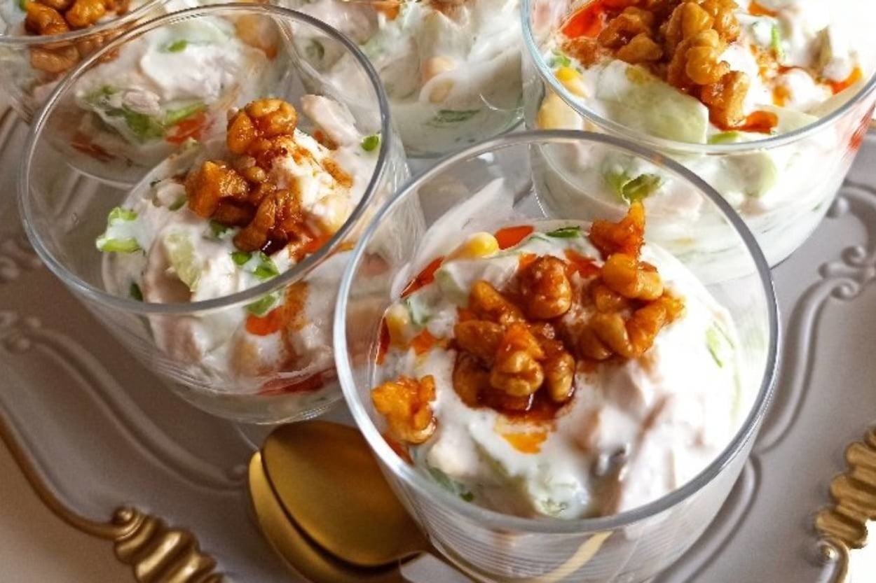 Sıcaklarda Çok Güzel Giden: Tavuklu Göbek Salata