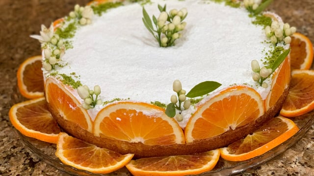 Mis Kokulu, Şık Sunumlu: Muhallebili Portakallı Revani