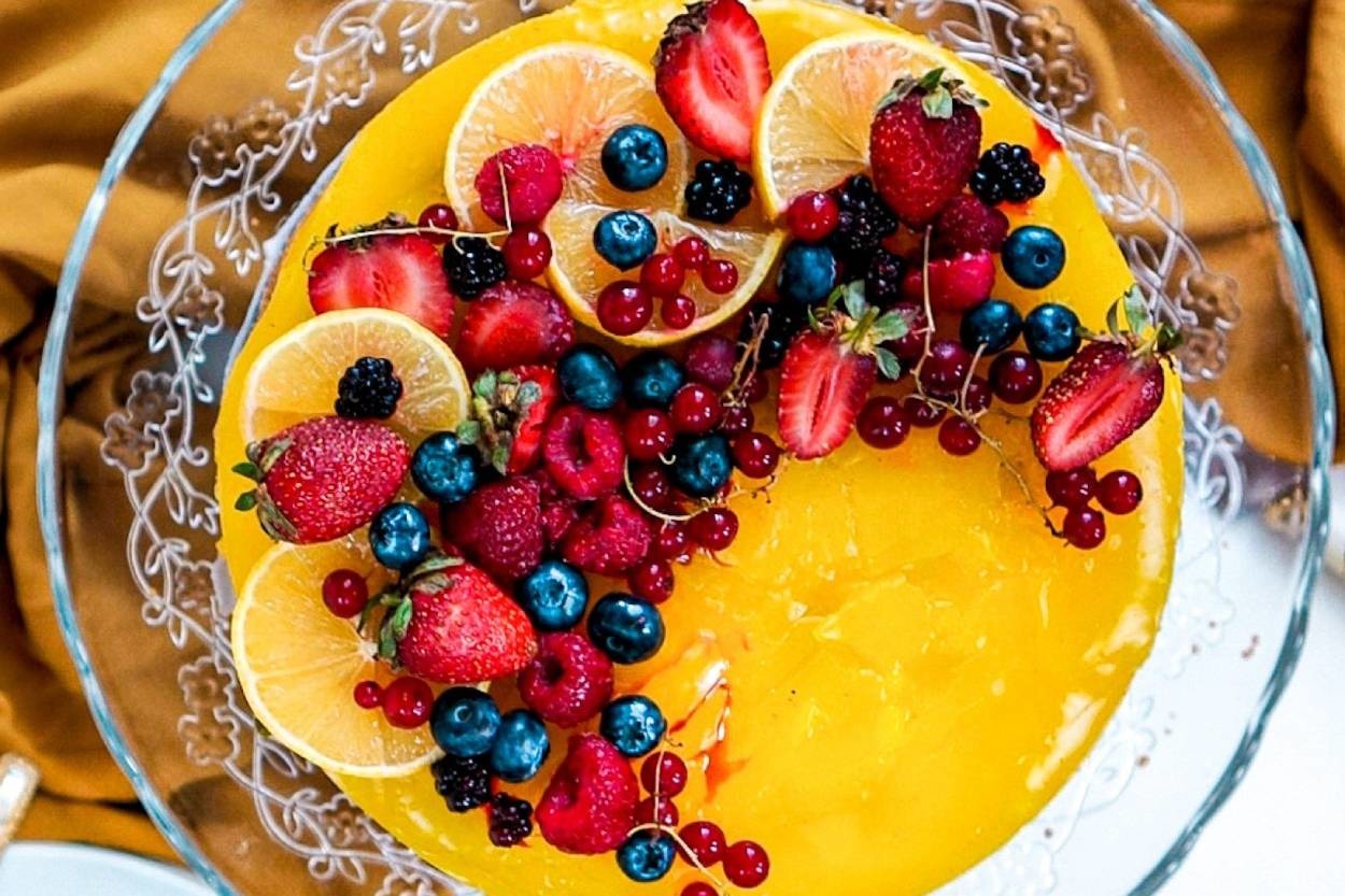 Tam Kıvamında Olan: Limonlu Bademli Cheesecake