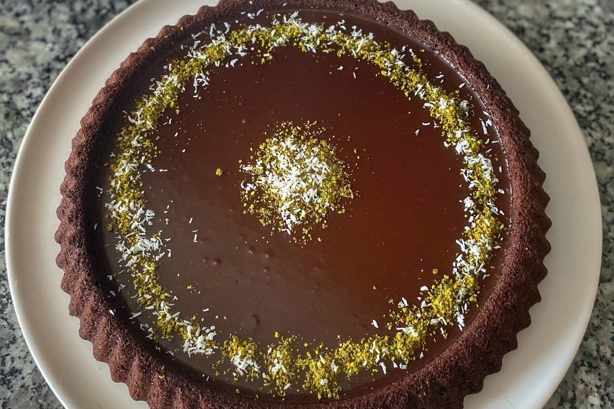 Her Dilimi Çikolata Dolu: Çikolatalı Tart Kek
