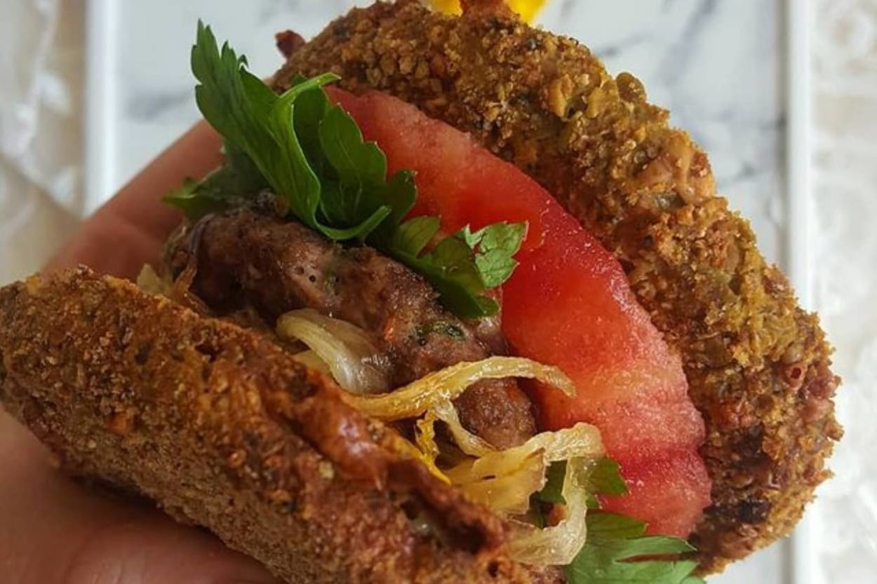 Ekmek İçermeyen: Bezelye Burger