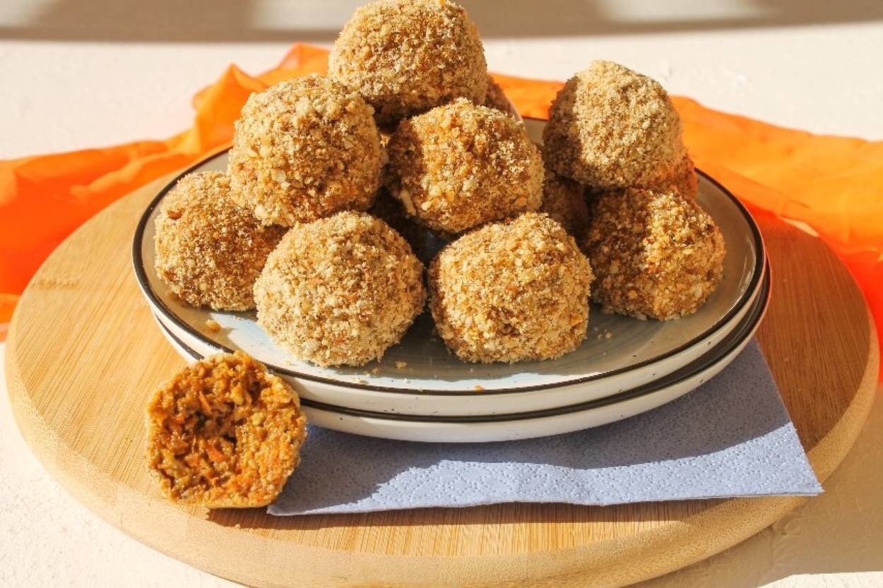 Glutensiz Lezzet: Rafine Şekersiz Havuç Topları