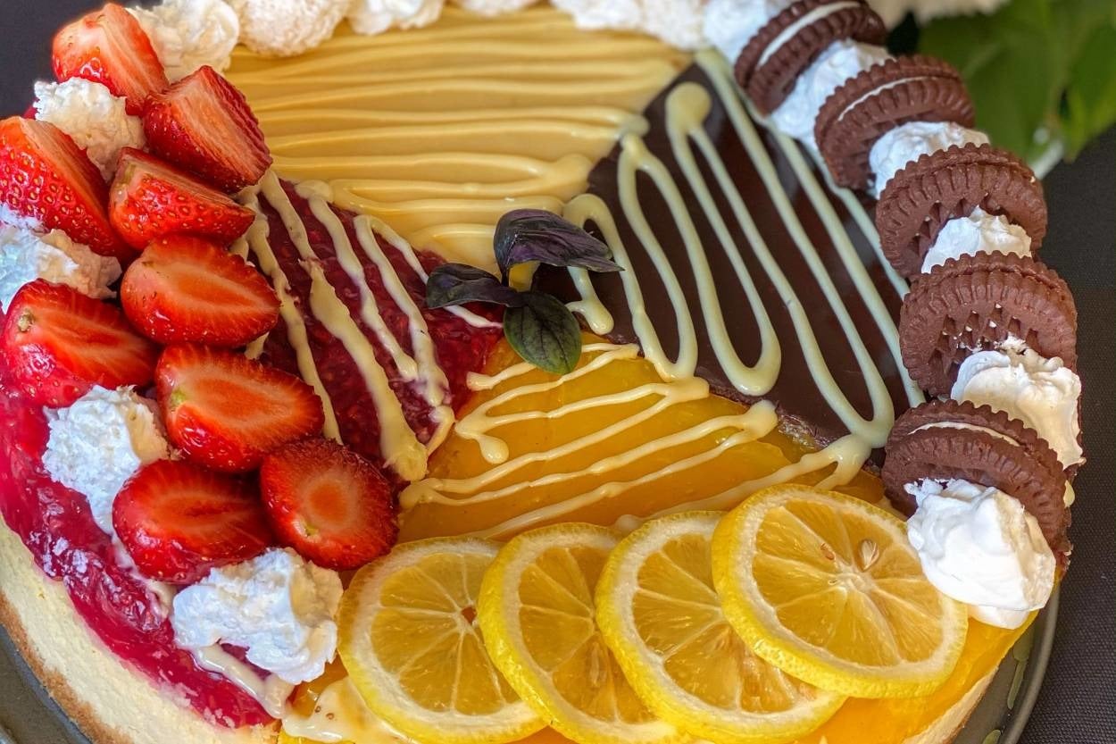 Misafir Sofralarına Yakışan: 4 Renkli Cheesecake