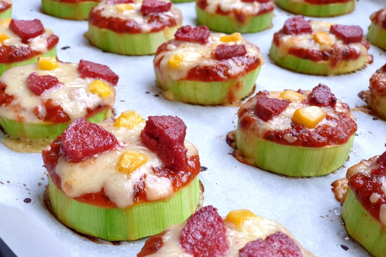 Hafif ve Pratik: Mini Kabak Pizzalar