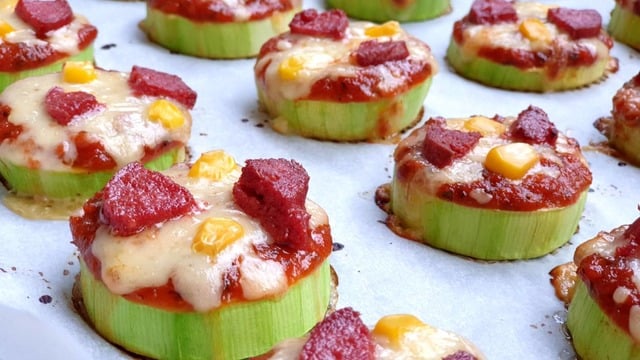 Hafif ve Pratik: Mini Kabak Pizzalar