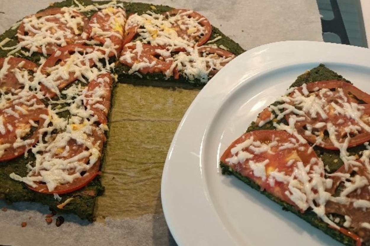 Zengin İçeriğiyle: Ispanaklı Fit Pizza