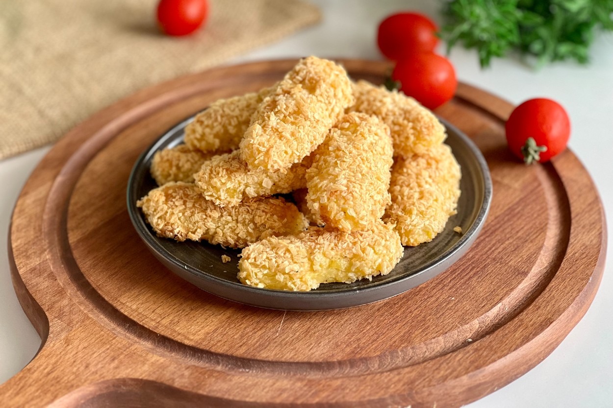 Dışı Çıtır Çıtır: Fırında Kaşarlı Patates Köftesi