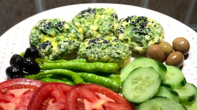 Sağlık Dolu: Omlet Tadında Muffin