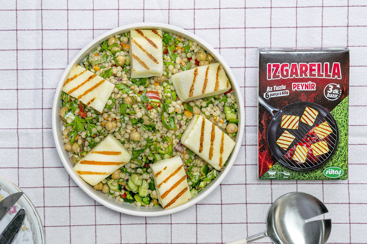 En Doyurucu Salata: Kuskuslu Izgarella Salata