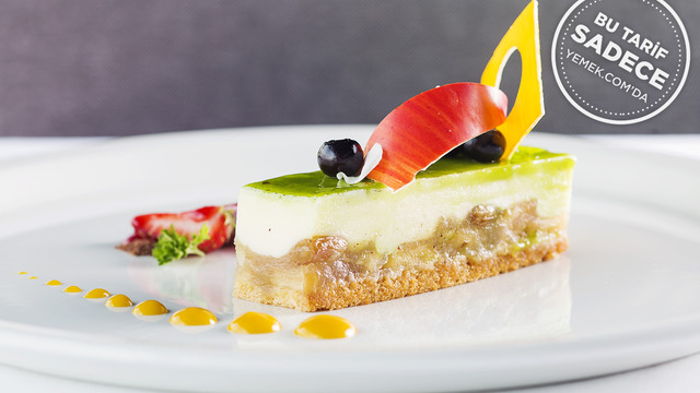 Ouzo Roof Restaurant'tan: Yeşil Elma Mousse