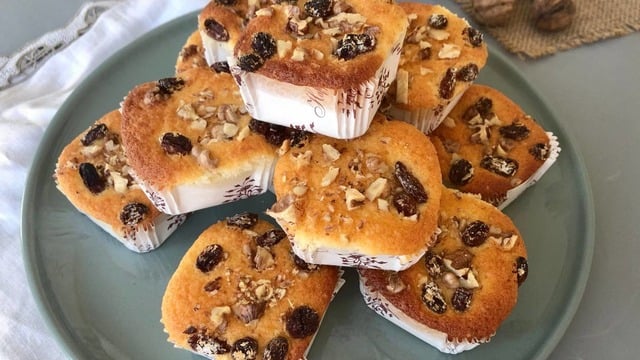 Aromalı ve Yumuşacık: Üzümlü Limonlu Muffin