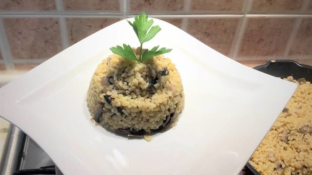 Tadına Doyulmayan: Mantarlı Bulgur Pilavı
