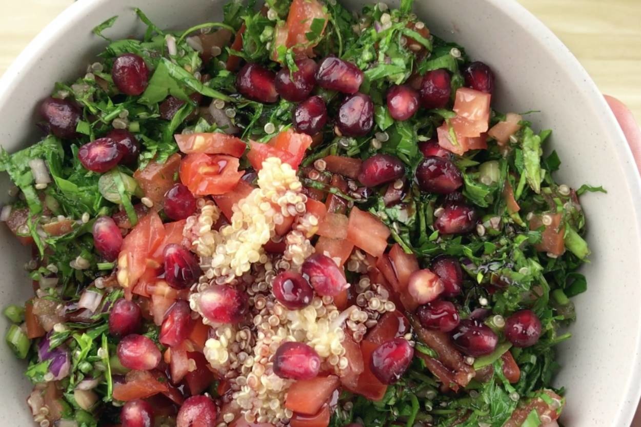 Vegan Beslenenlere Birebir: Kinoalı Tabule