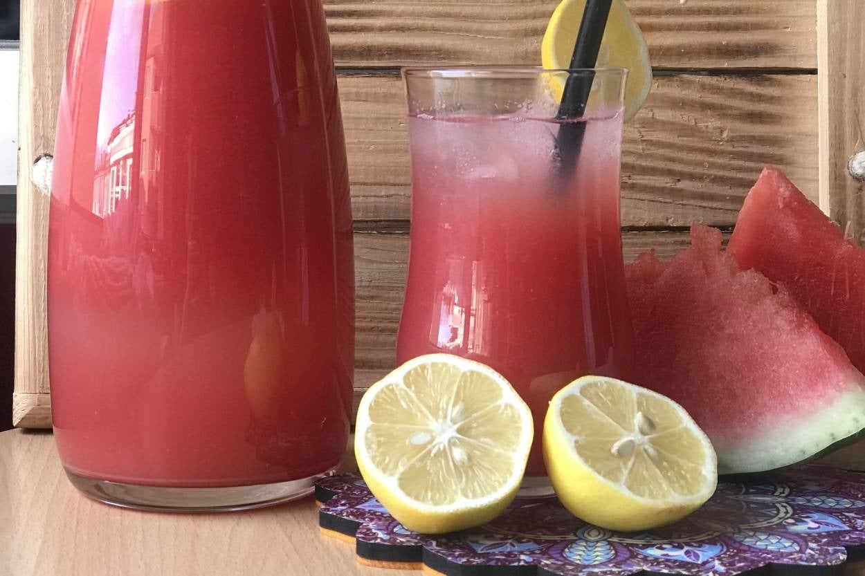 Karpuzlu kavunlu limonata