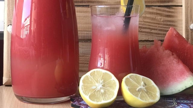 Karpuzlu kavunlu limonata