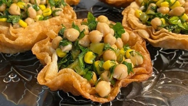 Hafif ve Lezzetli: Yufka Çanağında Nohut Salatası