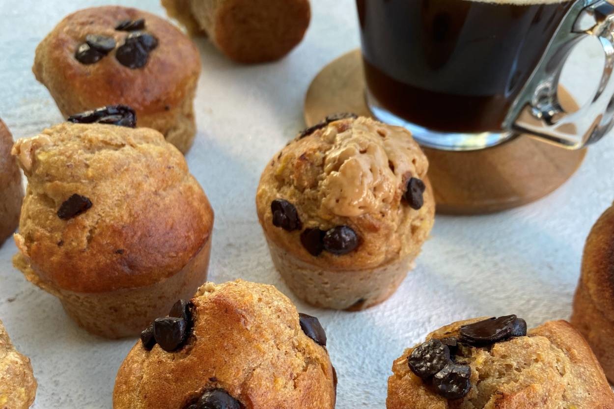 5 Dakikada Hazır: Fıstık Ezmesi Dolgulu Fit Muffin