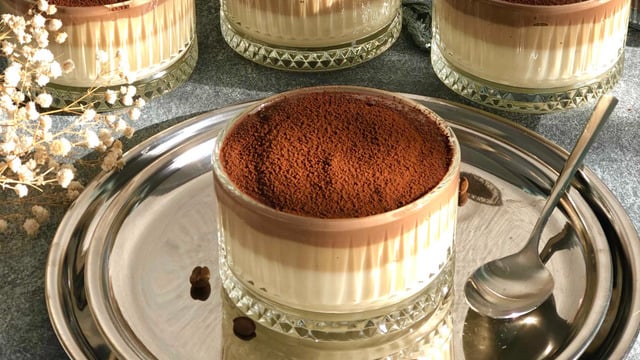 Sunumu Olay: Krem Latte Muhallebi