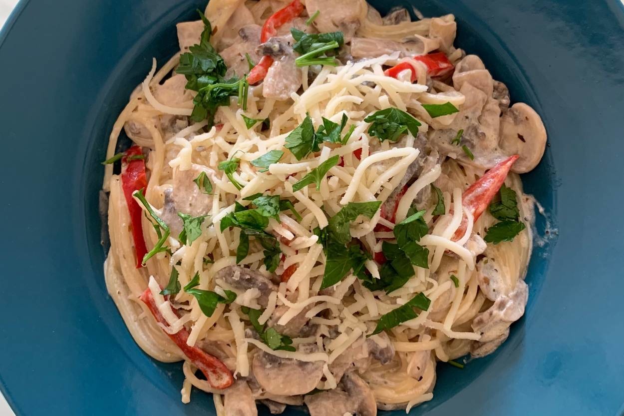 Tadı Damakta Kalır: Kremalı Mantarlı Spagetti