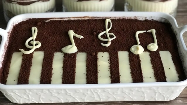 En Hafif ve En Lezzetli Tiramisu: Piyano Tiramisu
