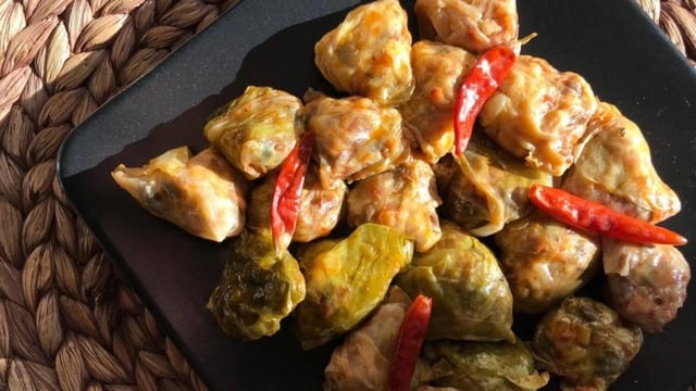 Vegan Lezzet: Yeşil Mercimekli Lahana Sarması