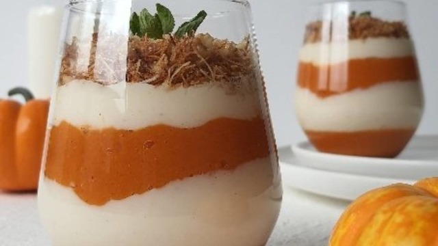 Tadı Muazzam: Kadayıflı Bal Kabağı Muhallebisi