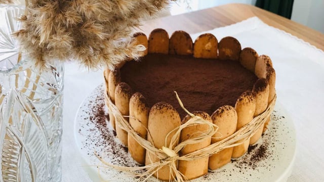 Sonbahar Pastası: Kedidilli Tiramisu Pasta
